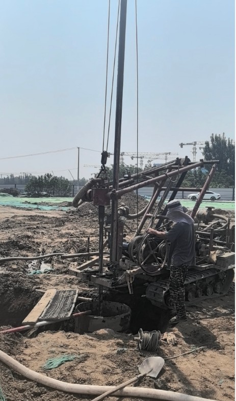 六安寿县工地打井